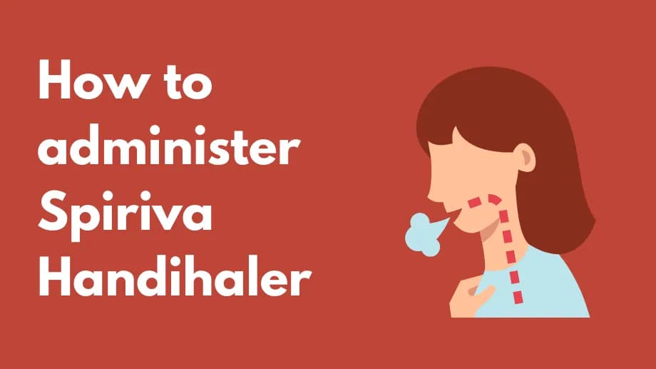 How to administer spiriva handihaler?