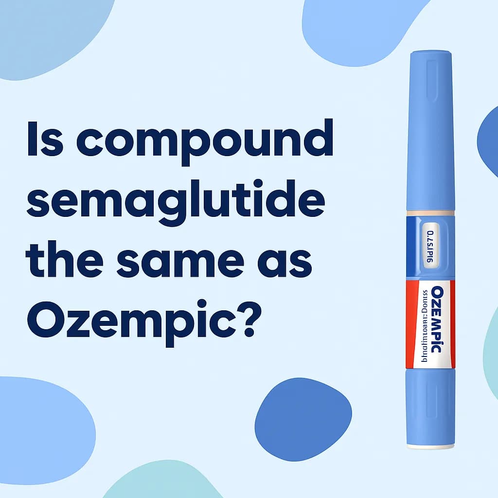 Is compound semaglutide the same as Ozempic?